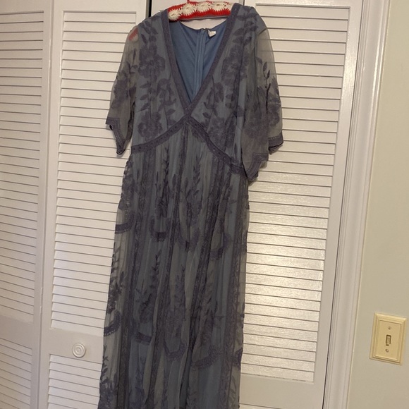 Pinkblush blue Maternity dress - Picture 2 of 5